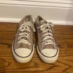 Purple converse, all star low rise shoes